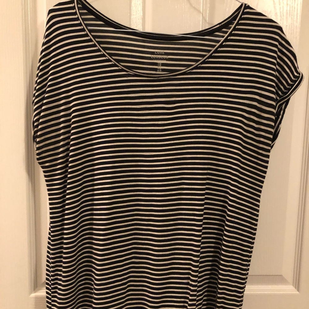 M GAP Luxe Striped Top